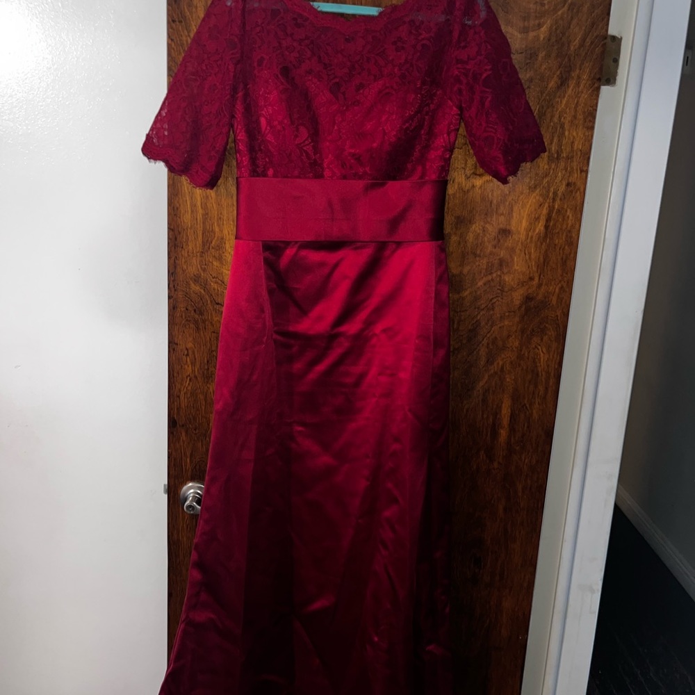 Burgundy , Elegant Dress , Only Worn Once once as a Bridesmaid Dress.